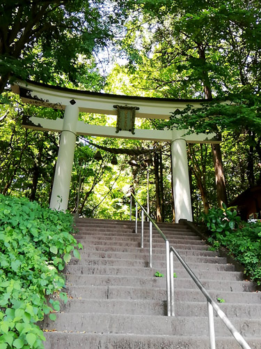 宝登山神社奥宮への階段