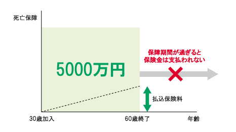 定期保険の図