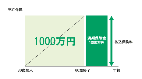養老保険の図
